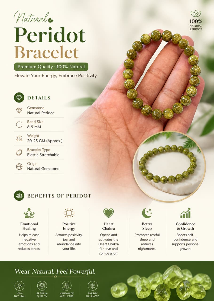 Peridot Bracelet (Anti-Depressant)