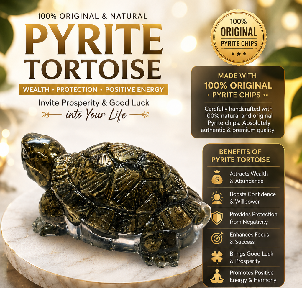 Vastu Pyrite Turtle for Wealth & Prosperity buy now from vastu bless